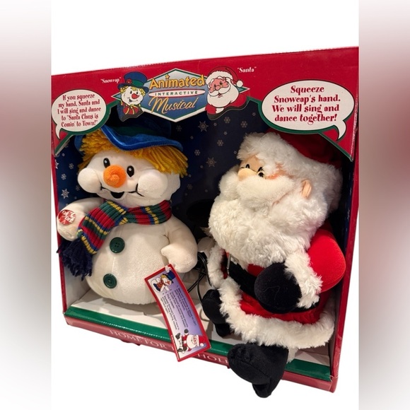 Home For The Holidays Animated Interactive Snow Cap And Santa Works W/Box 1999 - Picture 3 of 12
